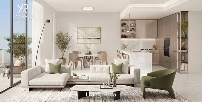 آپارتمان 1 تا 3 خوابه، سمی فرنیش در داون تاون