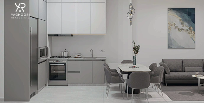 آپارتمان 1 تا 2 خوابه لوکس در منطقه میدان