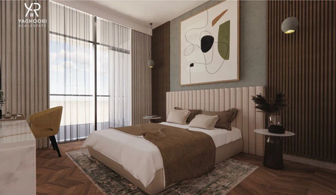 فروش واحد یک خوابه اقساطی در بیزنیس بی